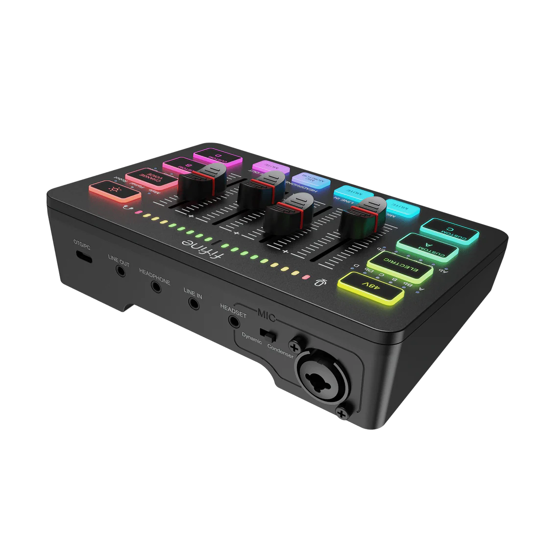 Mezcladora de Audio FIFINE SC3 para Streaming y Gaming - Imagen 2